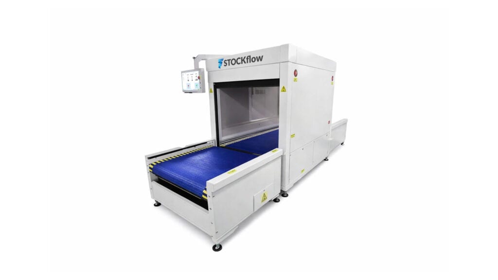 STOCKflow RFID-tunnel met lopende band voor een enkele productielijn